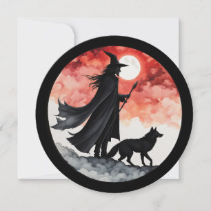 Wizard with a Wolf - Halloween Fan Fun 2