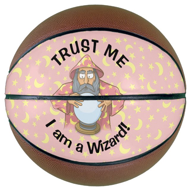 Wizard with Ball Basketball (Front)
