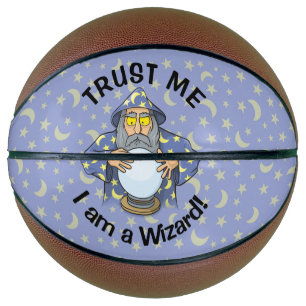 Wizard with Ball Basketball