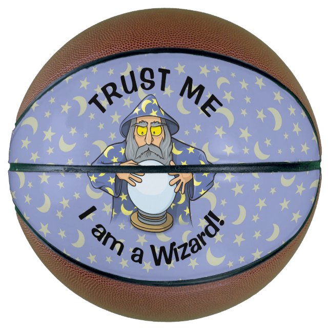 Wizard with Ball Basketball (Front)
