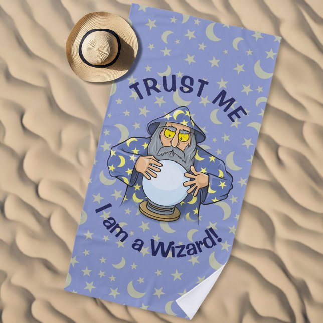 Wizard with Ball Beach Towel (Creator Uploaded)