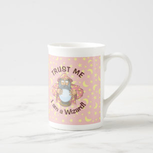 Wizard with Ball Bone China Mug