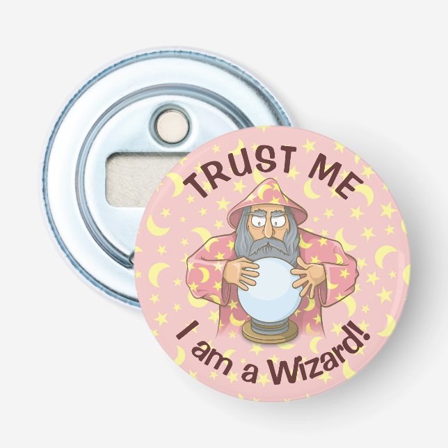Wizard with Ball Bottle Opener (Front)