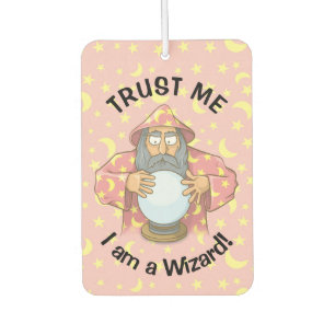 Wizard with Ball Car Air Freshener