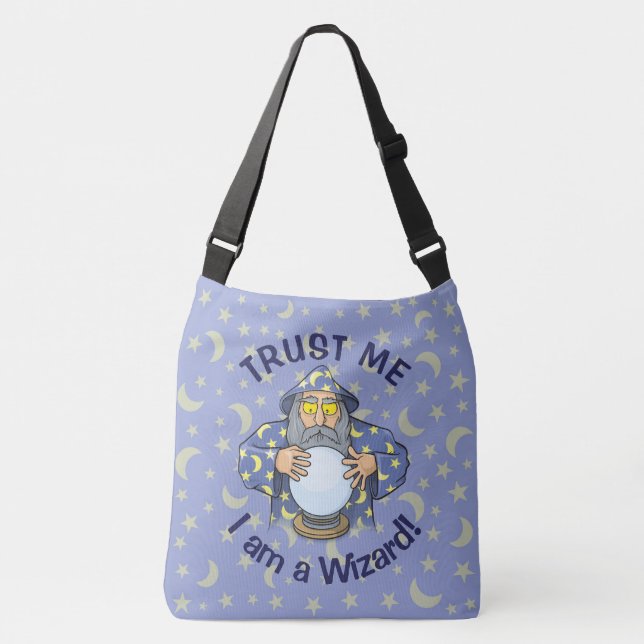 Wizard with Ball Crossbody Bag (Front)