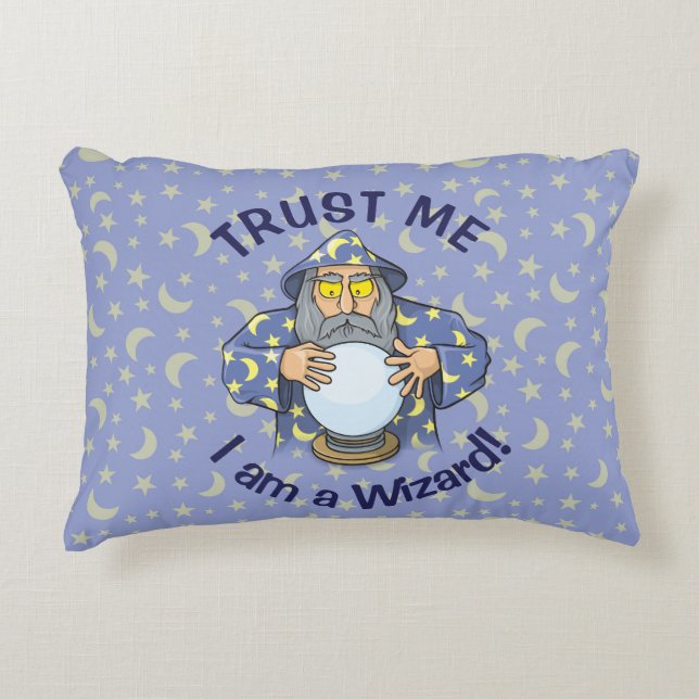 Wizard with Ball Decorative Cushion (Front)