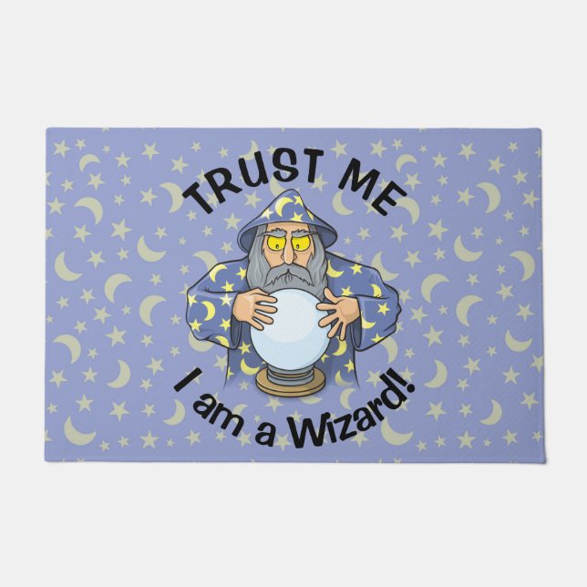 Wizard with Ball Doormat (Front)
