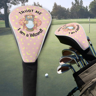 Wizard with Ball Golf Head Cover