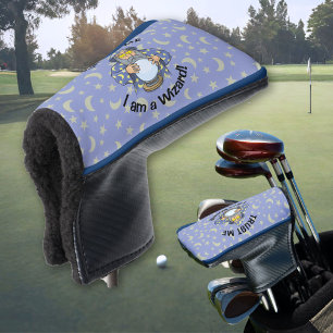 Wizard with Ball Golf Head Cover