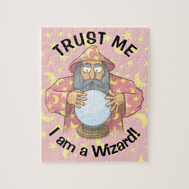 Wizard with Ball Jigsaw Puzzle (Vertical)