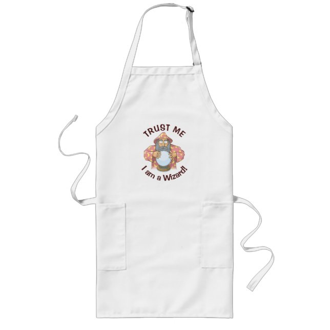Wizard with Ball Long Apron (Front)