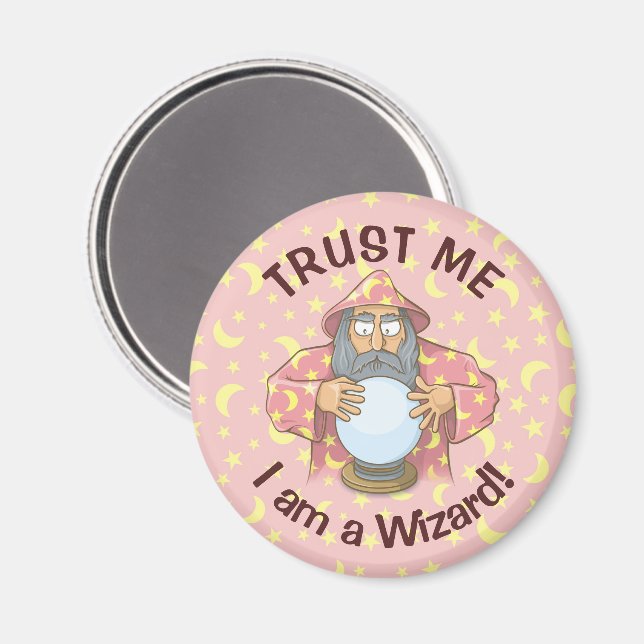 Wizard with Ball Magnet (Front/Back)