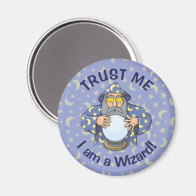 Wizard with Ball Magnet (Front/Back)