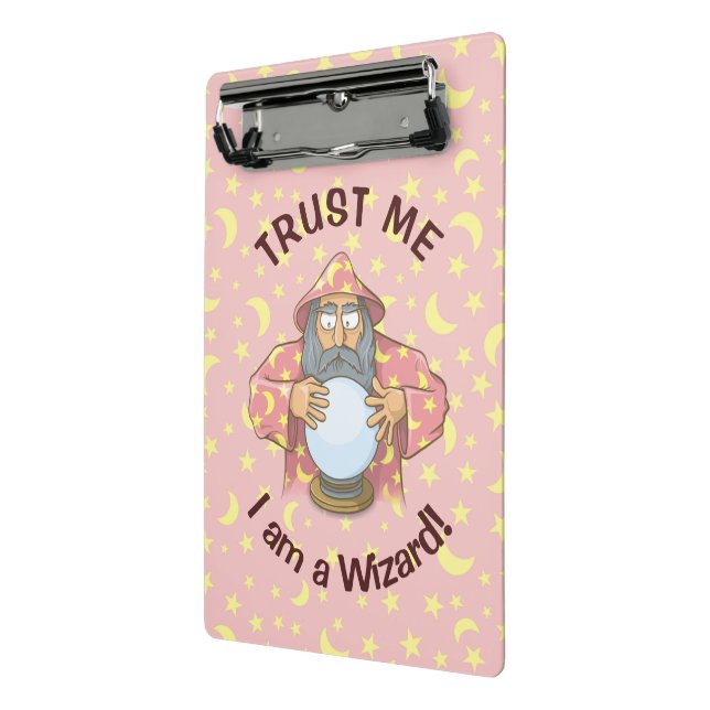 Wizard with Ball Mini Clipboard (Angled2)