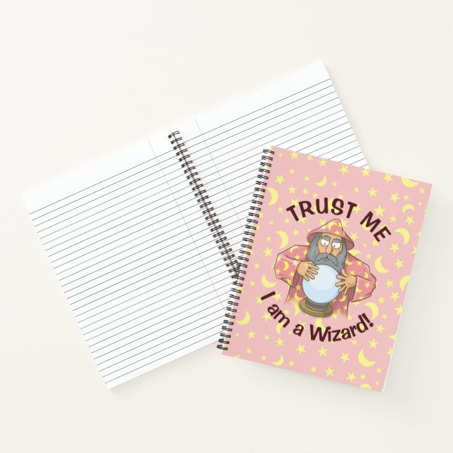 Wizard with Ball Notebook (Inside)