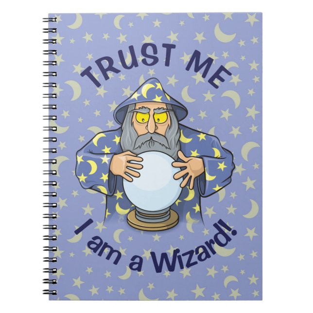 Wizard with Ball Notebook (Front)