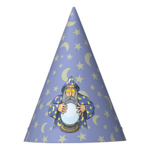 Wizard with Ball Party Hat