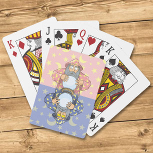 Wizard with Ball Playing Cards