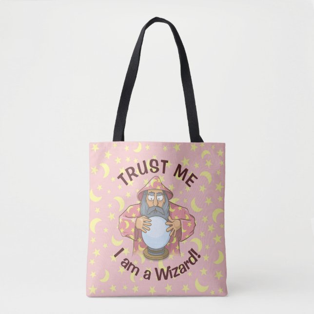 Wizard with Ball Tote Bag (Front)