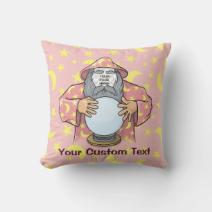 Wizard with your face cushion