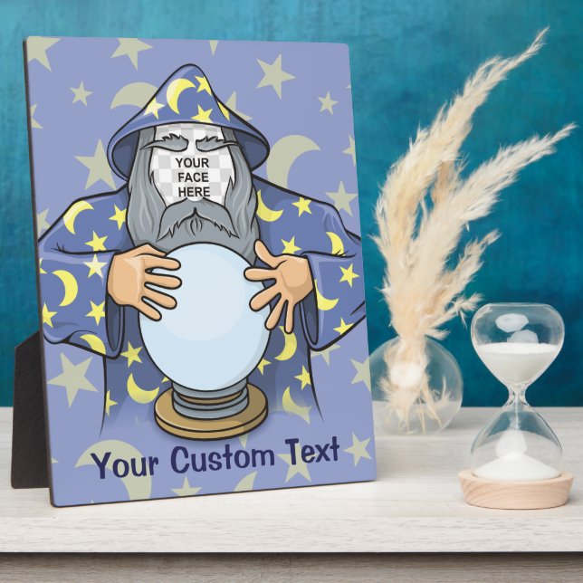 Wizard with your face plaque (Side)