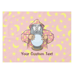 Wizard with your face tablecloth