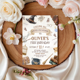 Wizards Birthday Invitation