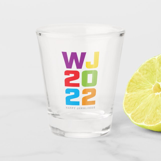 WJ2022 Graphic Shot Glass (Front)