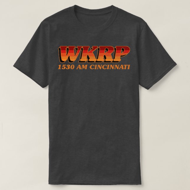 WKRP 1530 CINCINNATI T-Shirt (Design Front)