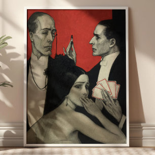 Wladyslaw Theodor Benda 1920s Vintage Art Deco Poster