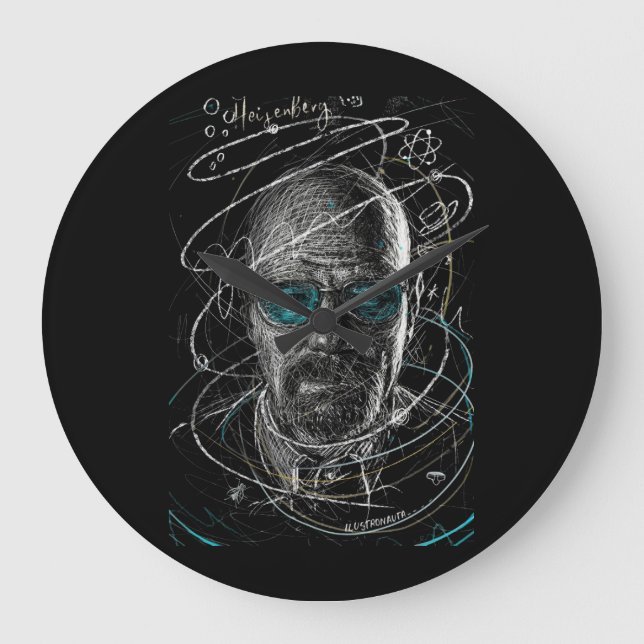 wlater whait wall watch large clock (Front)