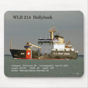 WLB 214 Hollyhock mousepad