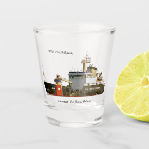 WLB 214 Hollyhock shot glass