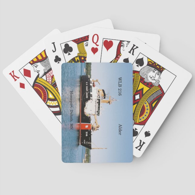 WLB 216 Alder playing cards (Back)