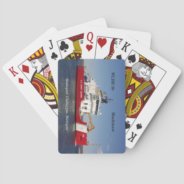 WLBB 30 Mackinaw playing cards (Back)