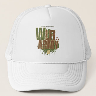 WLFI Army Blockchain Camo for Wealth Soldiers Trucker Hat
