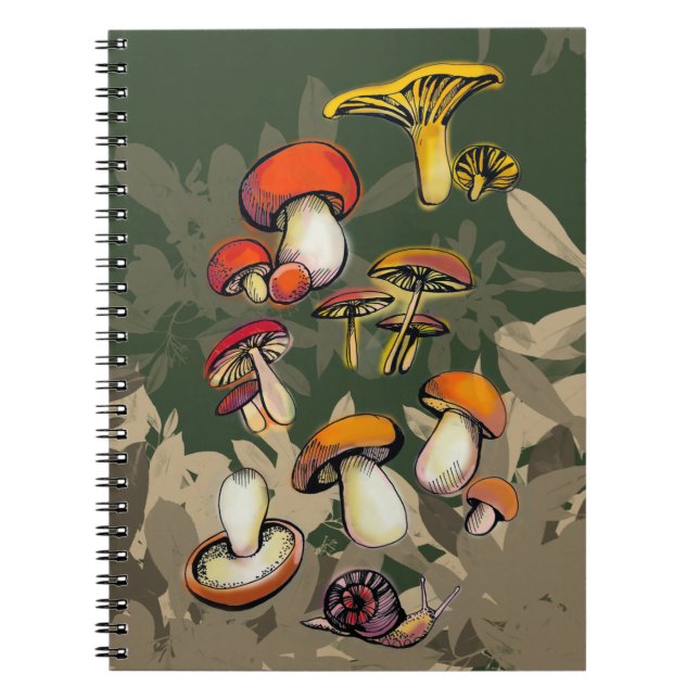 Wlld mushrooms notebook (Front)