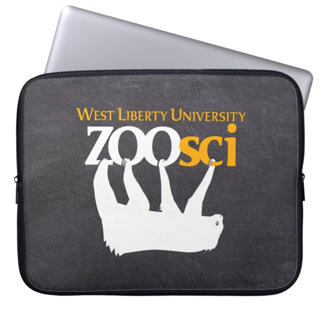 WLU Zoo Science 15" Laptop Sleeve (Front)