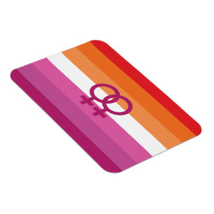 WLW Lesbian Pride Flag Magnet