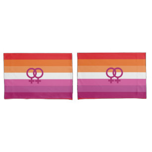 WLW Lesbian Pride Flag Pillowcase
