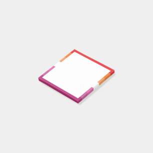 WLW Lesbian Pride Flag Post-it Notes