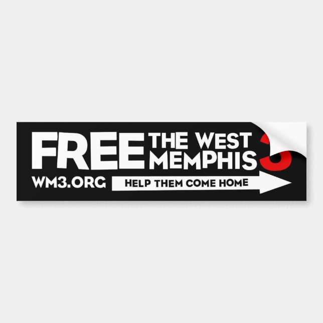 WM3 HELP THEM bumper sticker (Front)