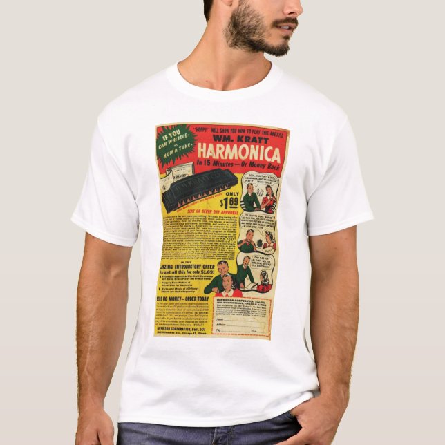 WM Kratt Harmonicas T-Shirt (Front)
