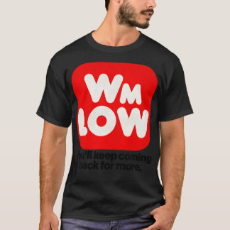 WM LOW Supermarket Retro Defunct Store T-Shirt