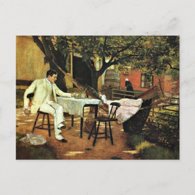 Wm. Merritt Chase, A Summer Afternoon in Holland, Postcard (Front)