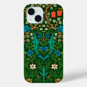 WM Morris Blackthorn Art Nouveau Pattern iPhone 15 Case