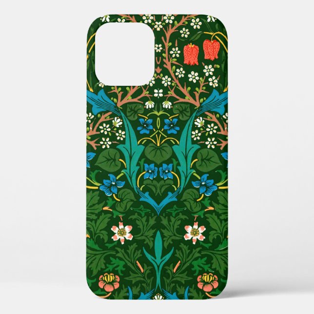 WM Morris Blackthorn Art Nouveau Pattern Case-Mate iPhone Case (Back)