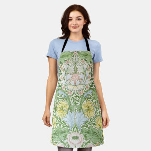 Wm Morris Myrtle Floral Art Nouveau Bright Apron