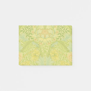 Wm Morris Myrtle Floral Art Nouveau Pastel Post-it Notes
