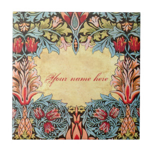 Wm Morris Pre-Raphaelite Customisable Tile